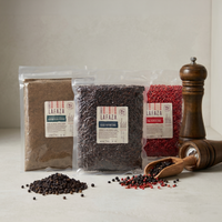 Madagascar Pepper Mill Refill Bundle - Black + Pink Peppercorn (12oz each)